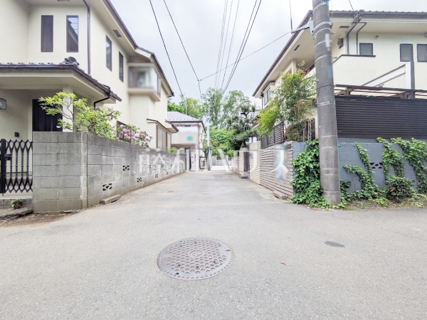 接道状況および現場風景　【小平市中島町】