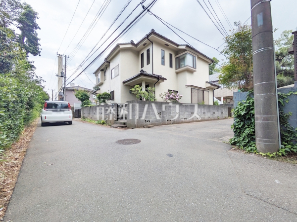 接道状況および現場風景　【小平市中島町】