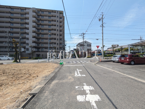 接道状況および現場風景　【春日井市中央通２丁目】