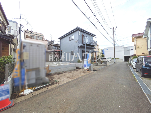接道状況および現場風景　【日野市多摩平５丁目】