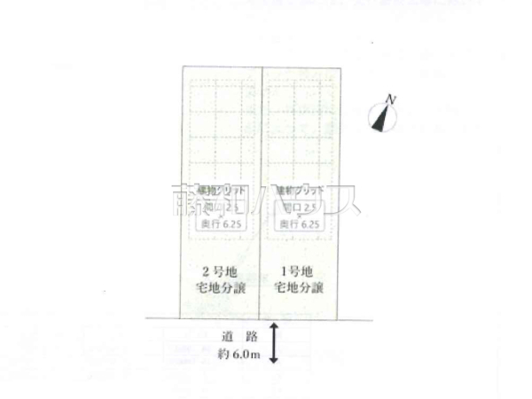全体区画図　【春日井市小木田町】