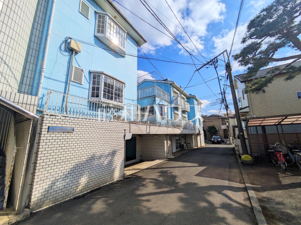接道状況および現場風景　【小平市学園東町１丁目】