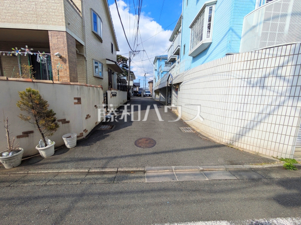 接道状況および現場風景　【小平市学園東町１丁目】
