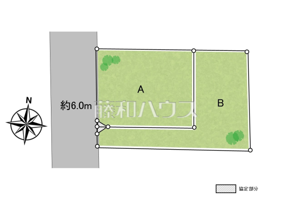 全体区画図　【立川市砂川町６丁目】