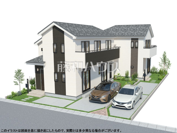 完成予想図（外観）　【立川市砂川町６丁目】