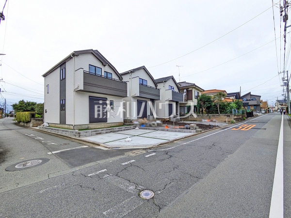 接道状況および現場風景　【昭島市緑町２丁目】