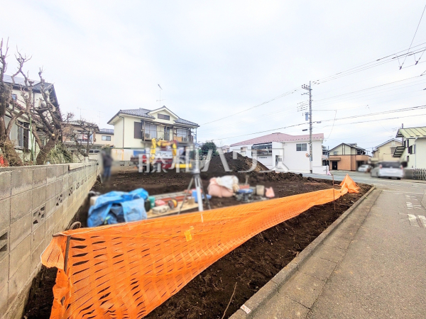 接道状況および現場風景　【昭島市緑町２丁目】