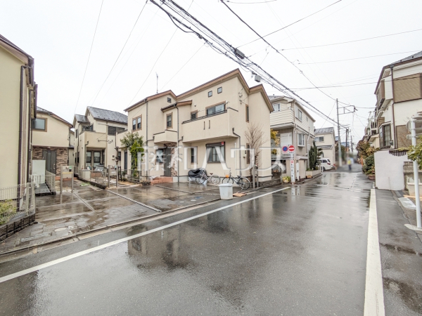 接道状況および現場風景　【練馬区三原台２丁目】