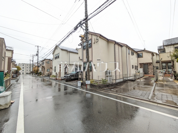 接道状況および現場風景　【練馬区三原台２丁目】