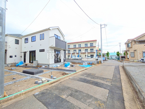 接道状況および現場風景　【東大和市中央４丁目】