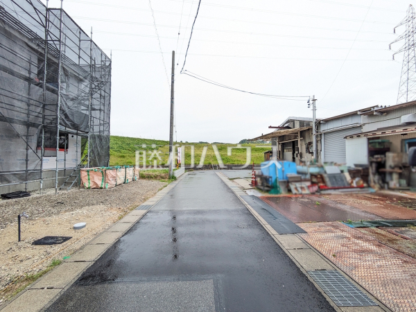 接道状況および現場風景　【春日井市上条町９丁目】