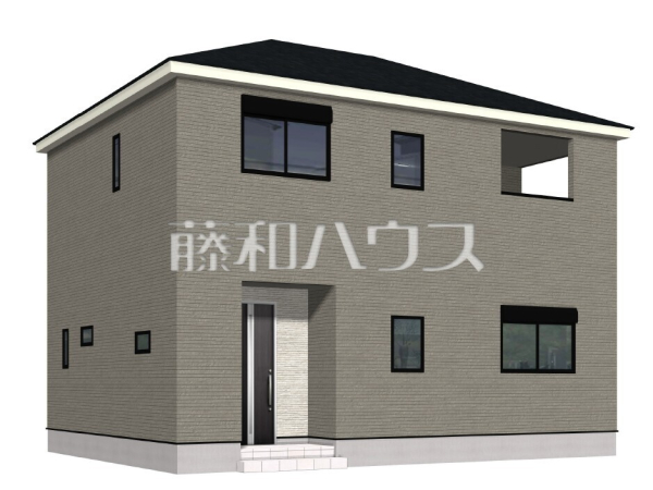 1号棟　完成予想図（外観）　【春日井市上条町９丁目】