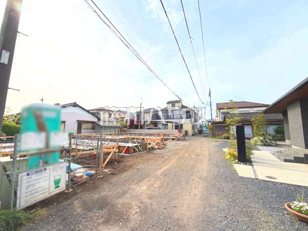 接道状況および現場風景　【東村山市野口町１丁目】