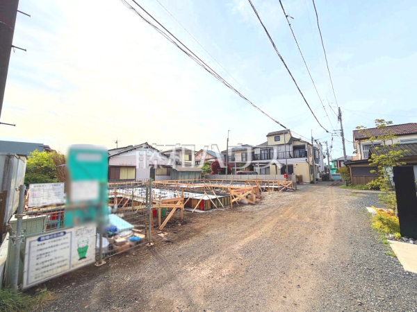 接道状況および現場風景　【東村山市野口町１丁目】