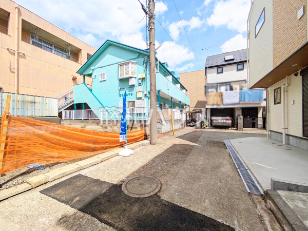 接道状況および現場風景　【和光市白子３丁目】