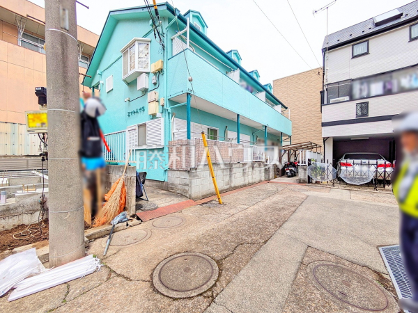 接道状況および現場風景　【和光市白子３丁目】
