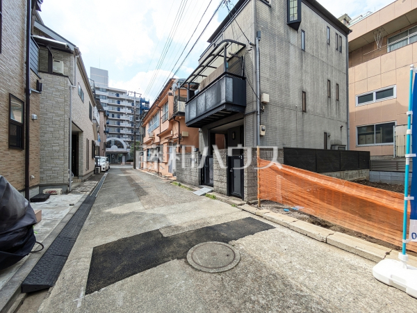 接道状況および現場風景　【和光市白子３丁目】