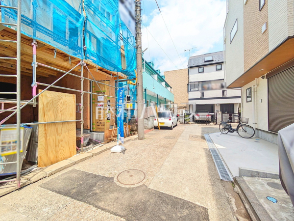 接道状況および現場風景　【和光市白子３丁目】