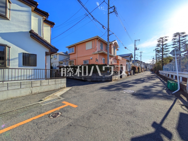接道状況および現場風景　【朝霞市宮戸３丁目】