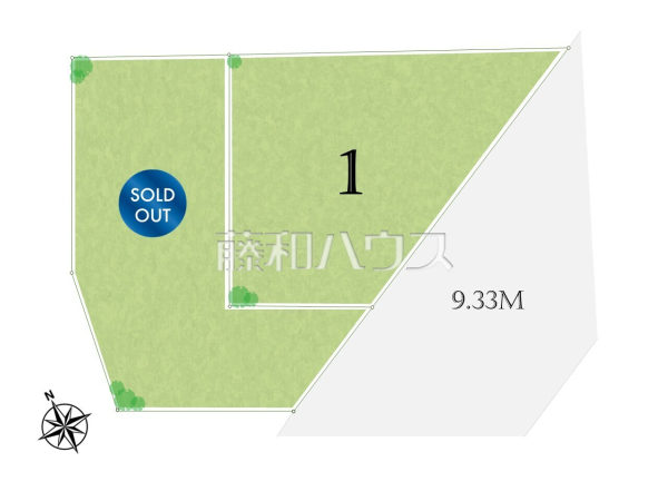 全体区画図 【稲城市平尾4丁目】 全体区画図 【稲城市平尾4丁目】