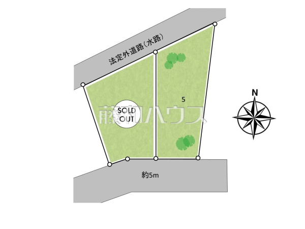 全体区画図　【府中市押立町２丁目】