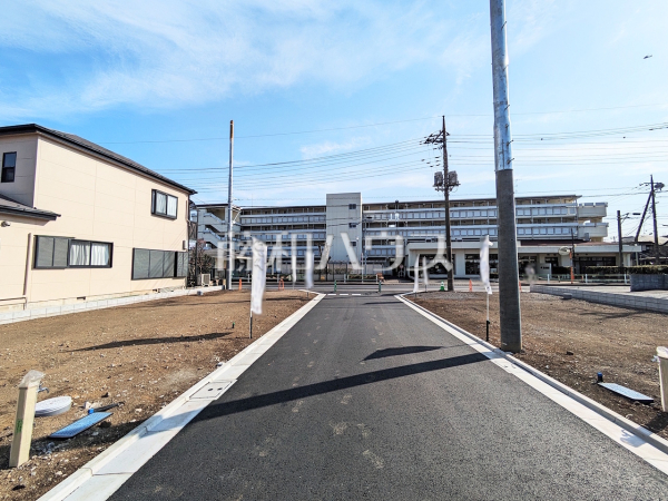 接道状況および現場風景　【小平市小川東町】