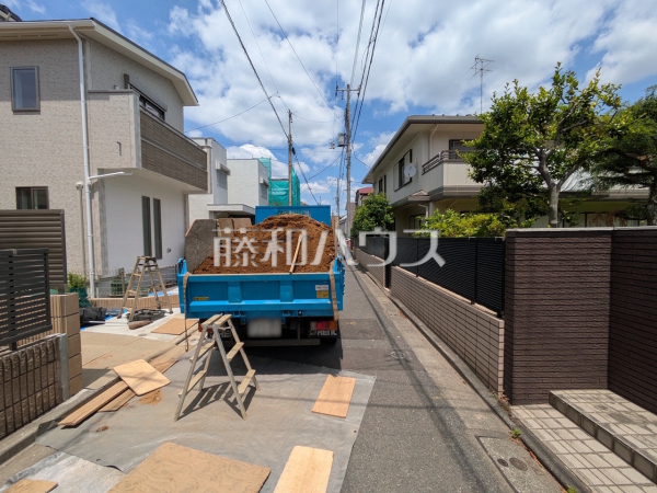 接道状況および現場風景　【杉並区久我山５丁目】