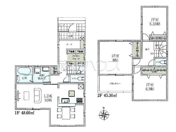 間取図　【昭島市東町５丁目】