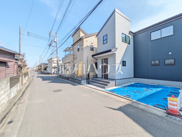 接道状況および現場風景　【昭島市東町５丁目】