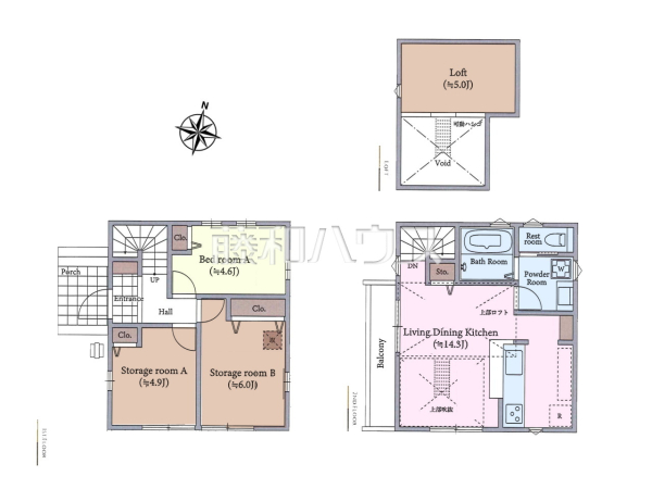 間取図　【練馬区大泉学園町８丁目】