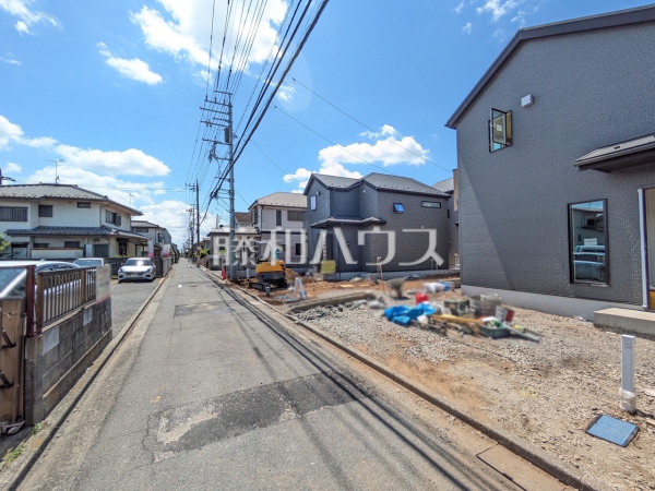 接道状況および現場風景　【立川市栄町２丁目】