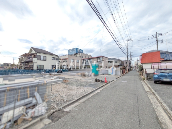 接道状況および現場風景　【立川市栄町２丁目】