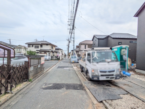 接道状況および現場風景　【立川市栄町２丁目】