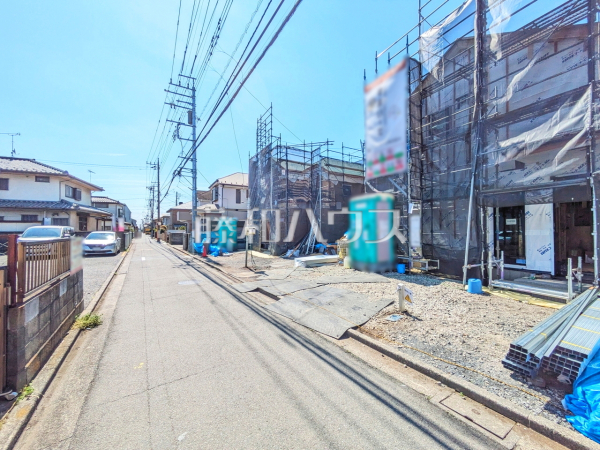 接道状況および現場風景　【立川市栄町２丁目】