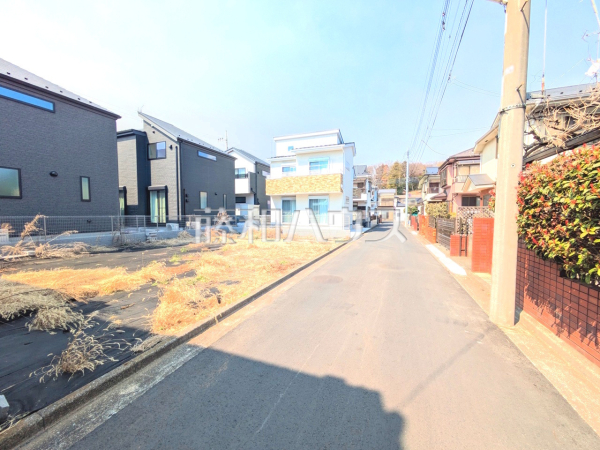 接道状況および現場風景　【東大和市高木２丁目】