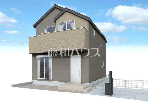 2号棟　完成予想図（外観）　【立川市栄町２丁目】