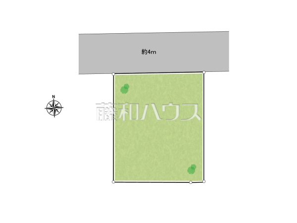 全体区画図　【朝霞市宮戸２丁目】