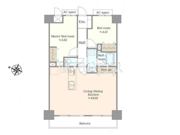 間取図　【ライオンズマンション朝霞本町】
