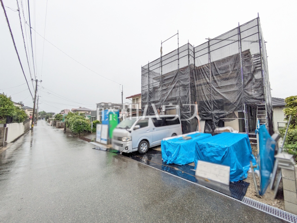接道状況および現場風景　【糟屋郡志免町桜丘３丁目】