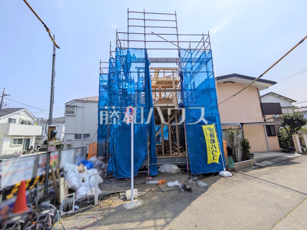 ≪現地外観≫ここに住む方を想像して、着々と建築しております！　【府中市浅間町４丁目】