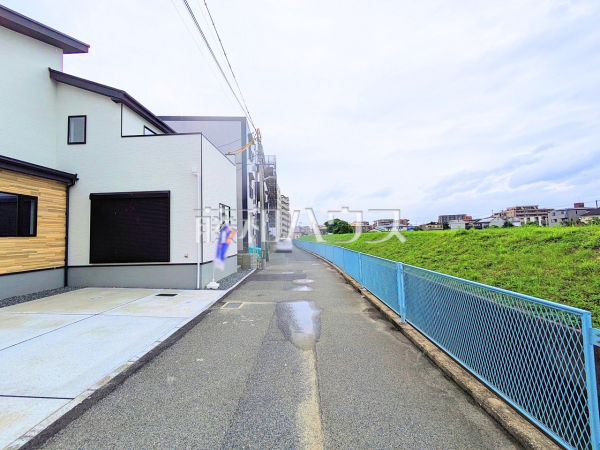 接道状況および現場風景　【福岡市南区井尻２丁目】
