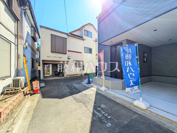 接道状況および現場風景 【富士見市関沢1丁目】 接道状況および現場風景 【富士見市関沢1丁目】