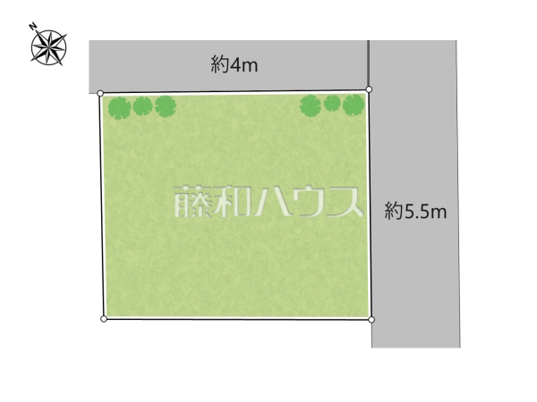 全体区画図　【立川市錦町３丁目】