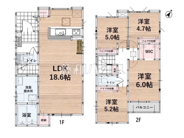 間取図　【福岡市西区生の松原１丁目】