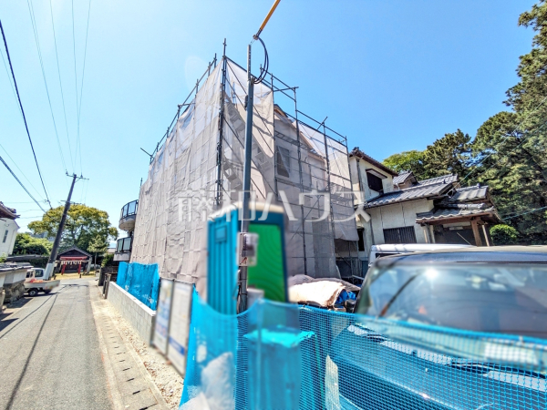 接道状況および現場風景　【福岡市西区生の松原１丁目】