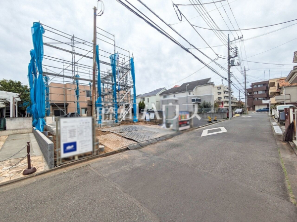 接道状況および現場風景　【小平市天神町２丁目】