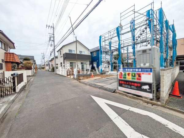 接道状況および現場風景　【小平市天神町２丁目】