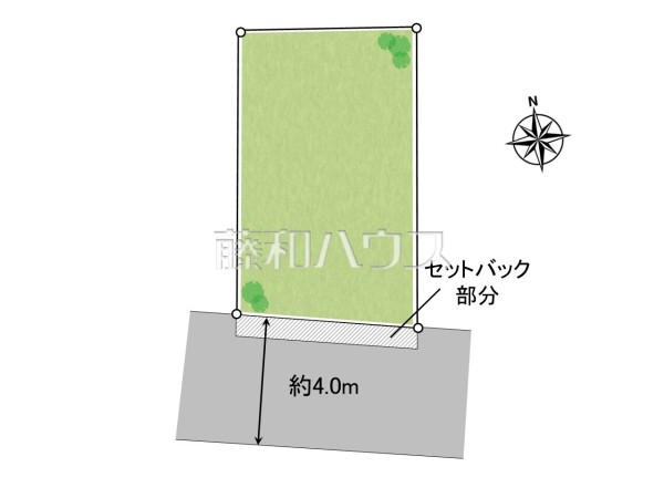 全体区画図　【中野区野方４丁目】