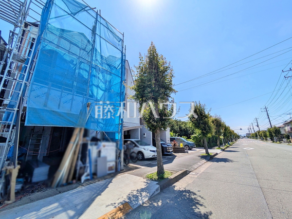 接道状況および現場風景　【日野市日野本町４丁目】