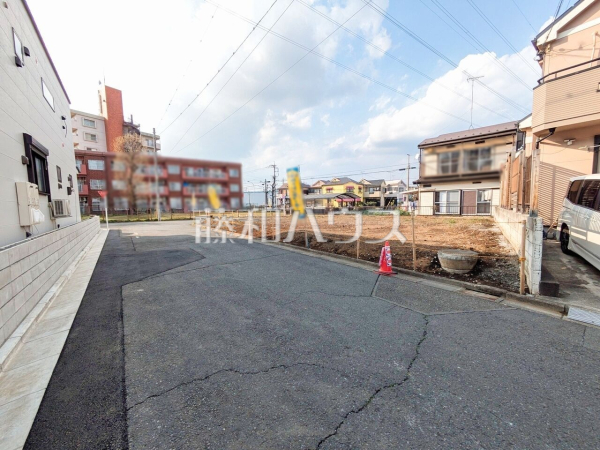 接道状況および現場風景　【東大和市向原４丁目】